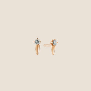 Gold and diamonds earrings Chic